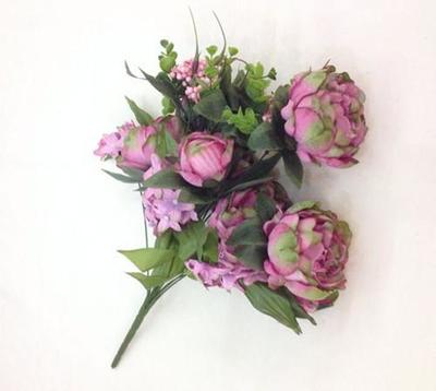 HXY13頭瑞士牡丹仿真花卉 優雅點綴生活，品質家居首選
